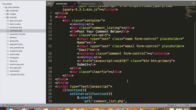 PHP Specials - Real time Commenting System with AJAX and PHP
