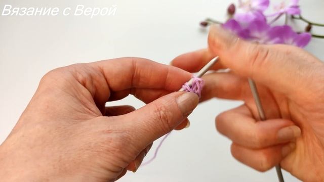 Вот это узор, всего-то 2 ряда,2 петли! Узор спицами тканное полотно!