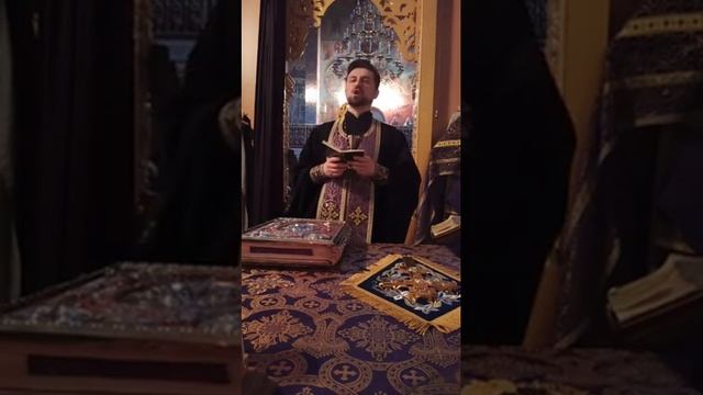Всенощное бдение накануне Вселенской Родительской Субботы, прот.Сергий