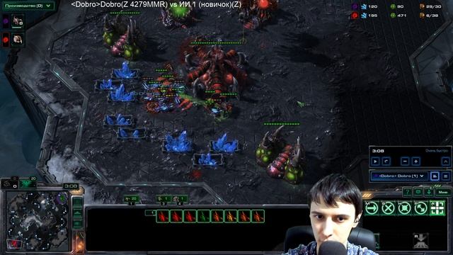ZvZ ГРЯЗНЫЙ ГАЙД ЗЕРГИ 13-12 и 12йпул плёткораш Starcraft 2 смотреть онлайн