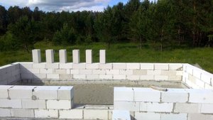 Кладка газобетона без причалки