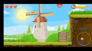 Красный шарик и злой чёрный квадрат. Мультик приключение Red Ball 4