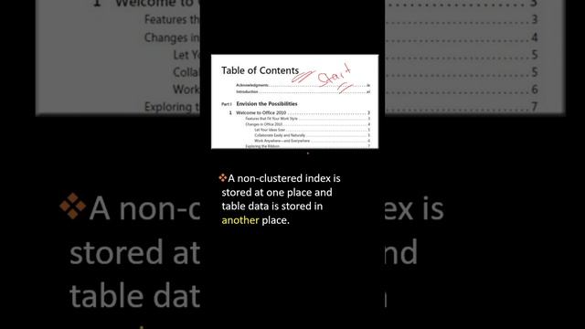 What is Non-Clustered index ? How to create Non-Clustered index in a table?