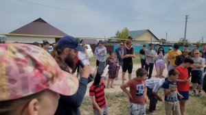 Встреча с @TemnayaFAZA  Старт гонки электрокаров по Казахстану. Гонка из Уральска до Алматы.