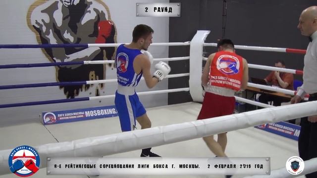 8-е рейтинговые бои Лига бокса г. Москвы – 02.02.19 г. до 60 кг. смотреть онлайн