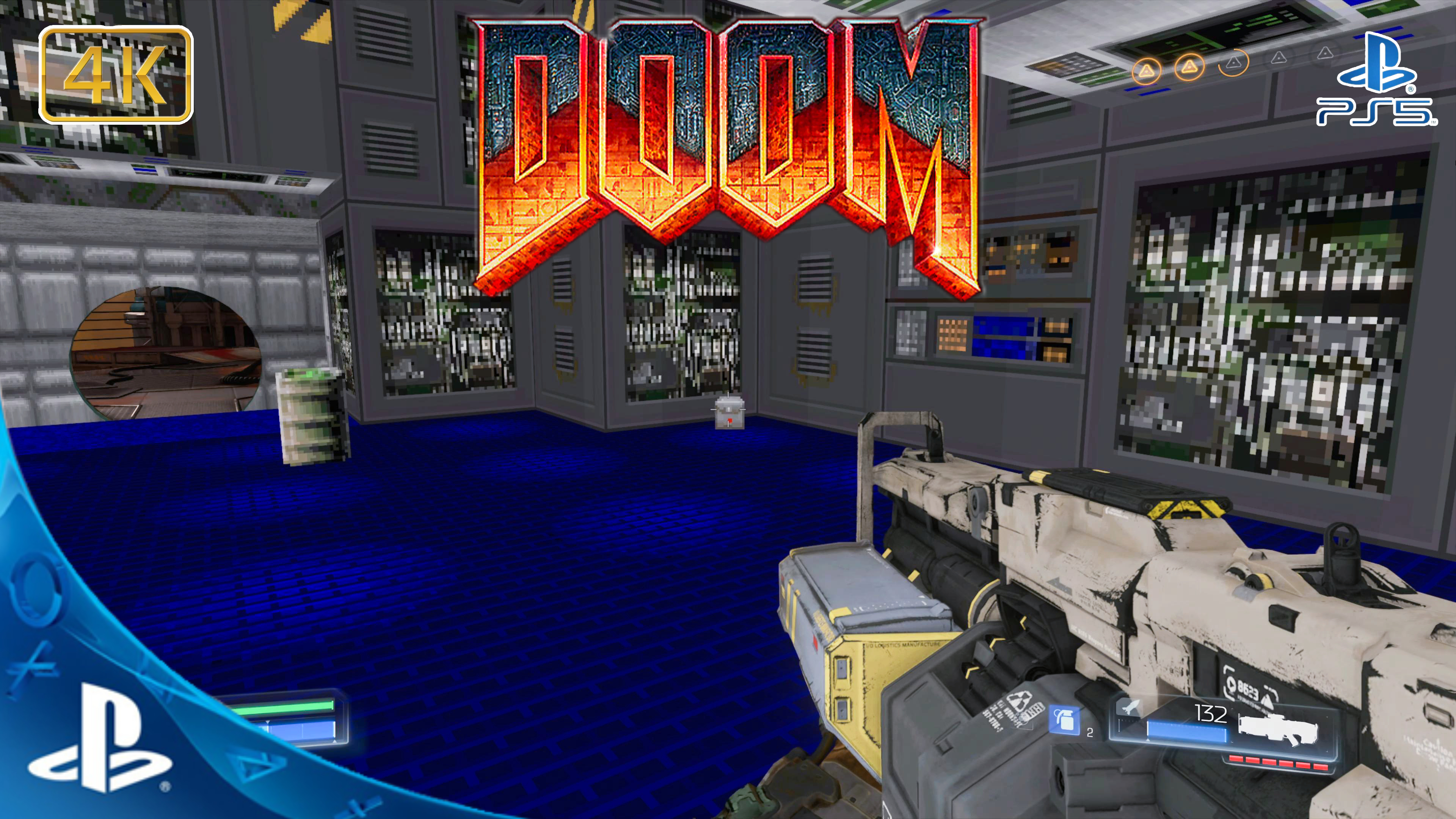 DOOM(2016).Секретная Карта DOOM 1993(Пасхалка).ОИК.4K.Sony PlayStation 5.PS5.🎮