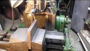 Изготовление пластины на пресс на строгальном станке 7Б35