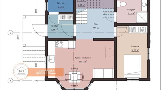 Дом мечты! | Проект двухэтажного каркасного дома с эркером | Modern House, г. Владивосток