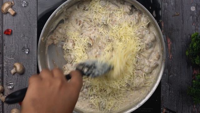 Baked Creamy Mushrooms | Creamy Mushrooms Recipes | Veg Recipes | Cookd смотреть онлайн