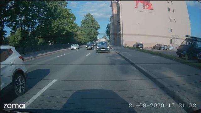 0-2 Пример записи Видеорегистратор 70mai D07 - задняя камера смотреть онлайн