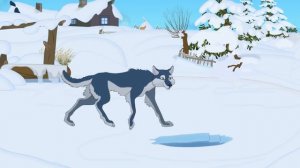 Лисичка сестричка и серый волк.Little fox sister and gray wolf.