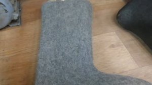 Как сделать валенки Гладкими?