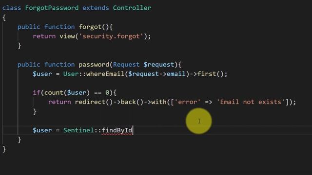 Laravel Forgot Password Email - Become a Master in Laravel - 27