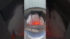 Тандыр из 200 л бочки. Курица в тандыре