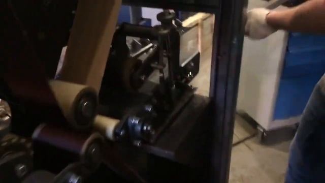 Станок SGTP2-120 для шлифования профильных труб второе видео смотреть онлайн