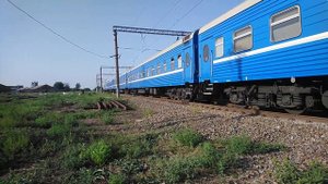 "Легендушка" ЭП1М-687 с пассажирским поездом № 301 Адлер-Минск