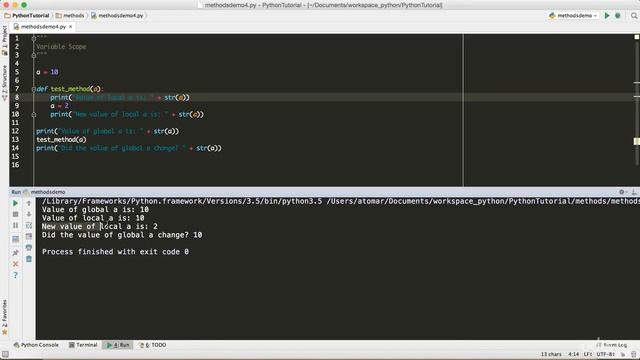 Learn Python 3 From Scratch - Understanding Variable Scope смотреть онлайн