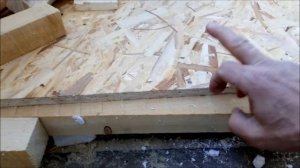 Полы из OSB плит и стены ПВХ панели. Отделка лоджии.
