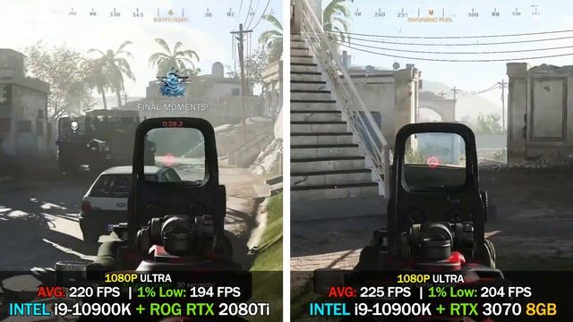 ASUS ROG RTX 2080 Ti vs NVIDIA RTX 3070 | Test in 8 Games