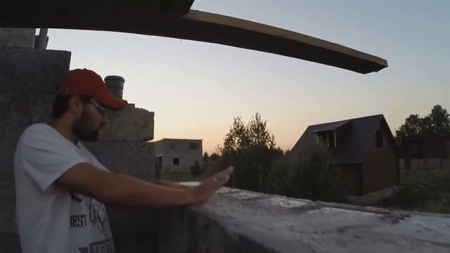 Залили 16 рядов, фронтоны дом Tecolit (Теколит), Арболит смотреть онлайн