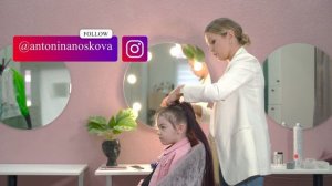 Прическа на короткие волосы с использованием канекалона