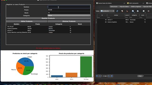 Aplicación de Escritorio (Tkinter, Python, SQLite) смотреть онлайн