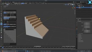 Три простых способа моделирования лестницы в BLENDER 3D