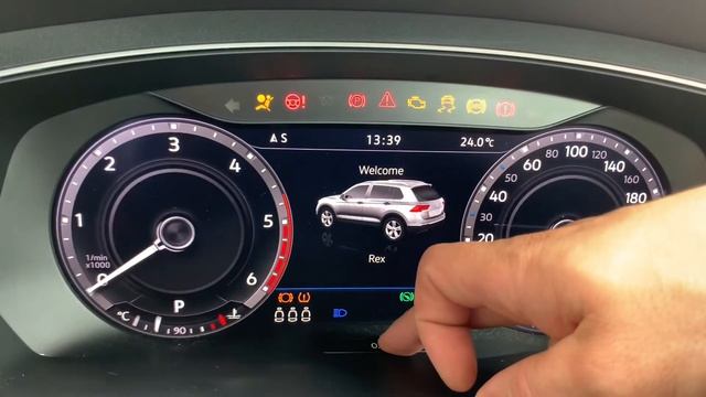 How to reset service and inspection light on VW Golf and Tiguan digital instrument cluster смотреть онлайн