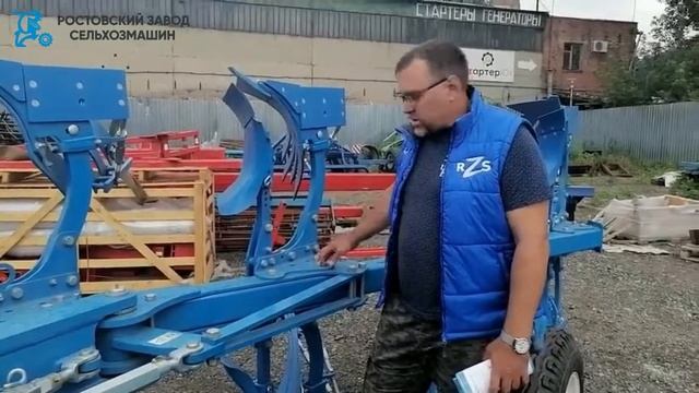 Оборотный плуг JeeGee 3+1 от РЗС смотреть онлайн