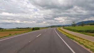 Driving in Germany in May 2023 from Ringsheim to Gengenbach.