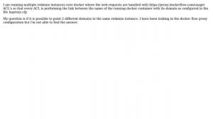 DevOps & SysAdmins: Docker flow proxy multiple domains forwarding