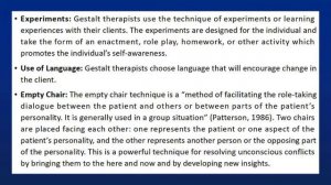 Gestalt Therapy In Urdu and Hindi