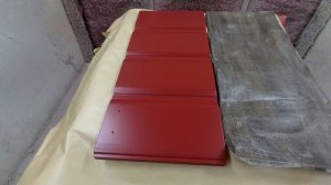 Покраска кухонных фасадов в вишнёвый цвет | кардинальное изменение цвета фасадов кухни