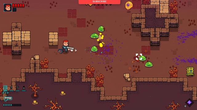 Space Robinson Hardcore Roguelike Action Gameplay (PC Game). смотреть онлайн