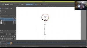 Дистанционное обучение. Анимация мяча в Krita.