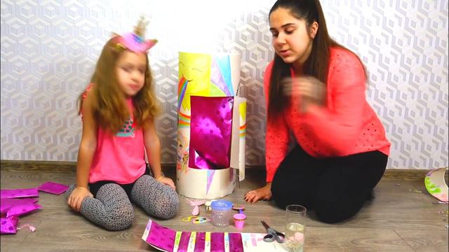 САМОДЕЛЬНЫЙ 🦄 POOPSIE Slime Unicorn Surprise 🌈 СВОИМИ РУКАМИ смотреть онлайн