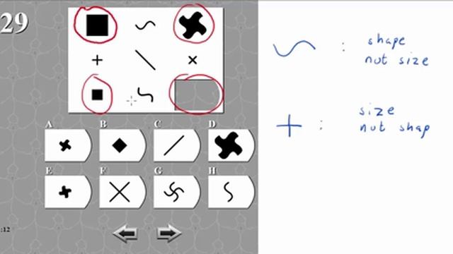 IQ TEST matrix 29 SOLVED AND EXPLAINED смотреть онлайн