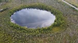 Поездка к Бездонному озеру, Солнечногорск. Съемка на квадрокоптер DJI Mavic mini