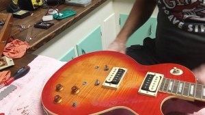 Epiphone LP pickup swap goes wrong!