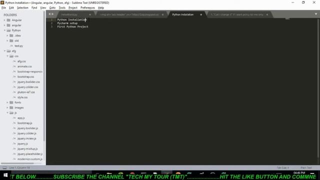 python 3.7 instllation in windows 10| setup python| pycharm installation| first python program| TMT