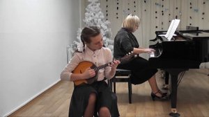 Людмила Килина г Кемерово ДШИ 46 Н.Бакланова "Романс" e-moll для домры и фортепиано Е.Меццакапо