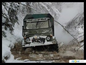 Дорога к загородному дому. Сибирь, Ноябрь, Unimog