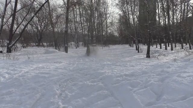 снегоход с большим колесом РАДИС
