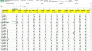 How to Freeze Panes or Lock rows in MS Excel 2013 - IT Training in Office 2013