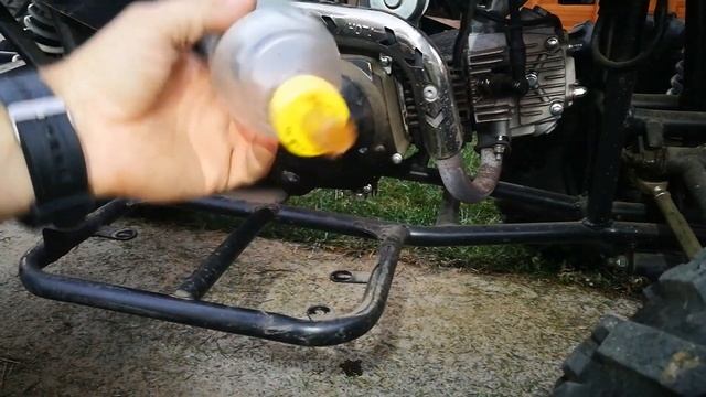 Замена масла на квадроцикле Hamer 125 смотреть онлайн