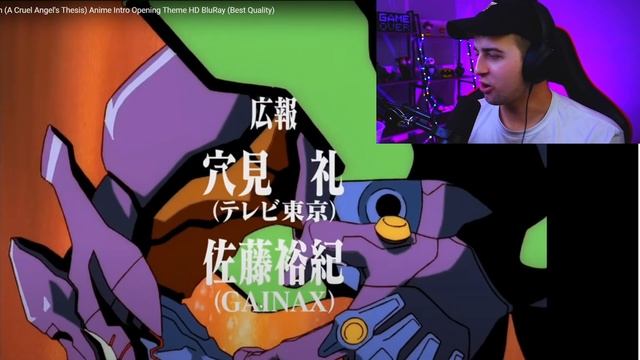 Neon Genesis Evangelion Opening Reaction смотреть онлайн