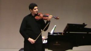 Amir Safavi: Prokofiev Violin Concerto No.2 Allegro ben marcato