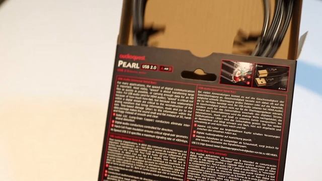 UNBOXING: AUDIOQUEST PEARL USB A TO B