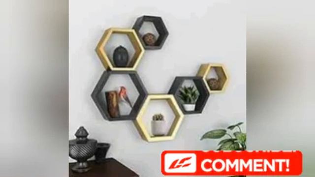 Wall Shelves Design ideas 2023 Living room Wall Decoration Ideas/Home Interior Design смотреть онлайн