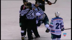 Бой КХЛ: Пиганович VS Голубев / KHL Fight: Piganovich VS Golubev